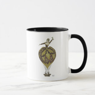 Heißluft-Ballon-Frau 1 Tasse