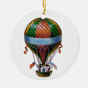 Heißluft-Ballon Keramikornament
