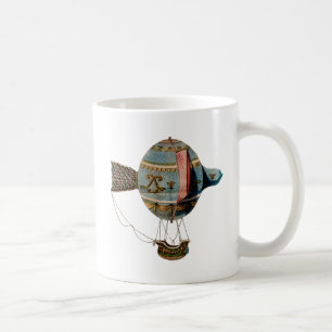 Heißluft-Ballon mit Schwanz-Feder Kaffeetasse