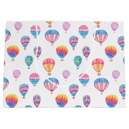Heißluft-Ballon-Muster Große Geschenktüte