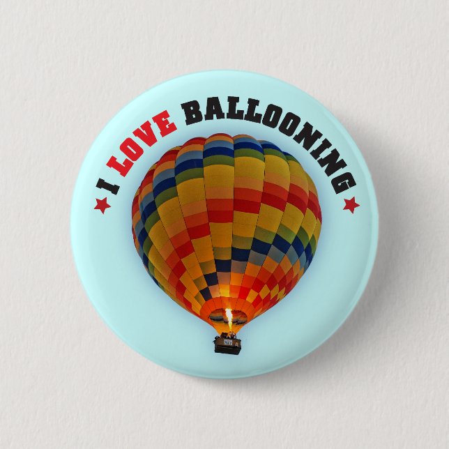 Heißluft-Ballon - Nanometer-Festival-Buttone Button (Vorderseite)