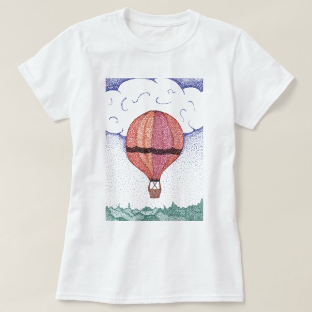 Heißluft-Ballon T-Shirt (Design vorne)