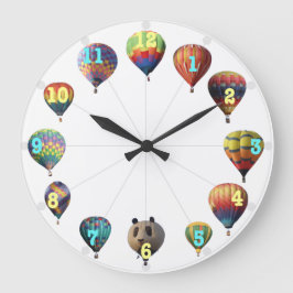 Heißluft-Ballon-Uhr Große Wanduhr