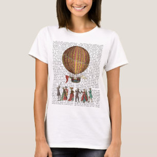 Heißluft-Ballon und Leute T-Shirt