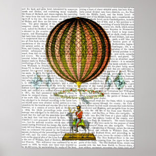 Heißluft-Ballon Zephire Poster