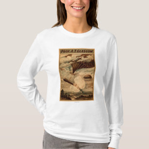 Heißluft-Ballon-Zirkus-Theater-Plakat Glasgows T-Shirt