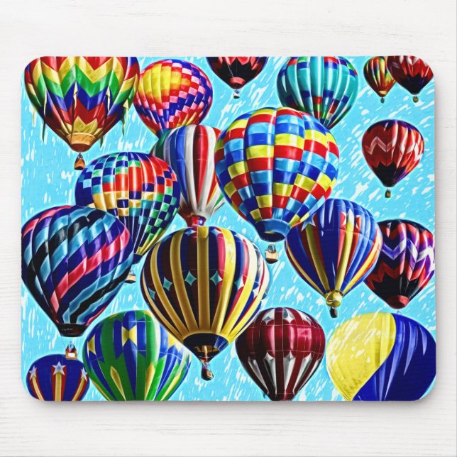 Heißluft-Ballone Mousepad (Vorne)