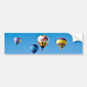 Heißluft steigt Autoaufkleber im Ballon auf