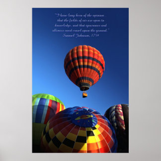 Heißluftballon #1 poster
