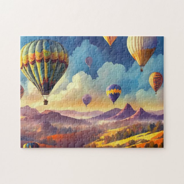 Heißluftballon 2 Leichte Hirngespinste Foto Puz (Horizontal)