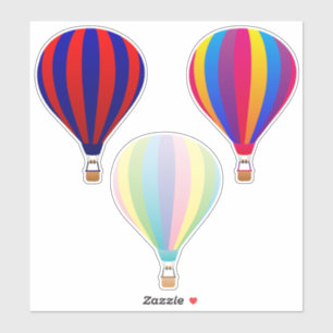 Heißluftballon Aufkleber
