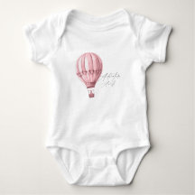 Heißluftballon-Baby-Party Pink Mädchen Abenteuer