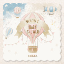 Heißluftballon Babydusche