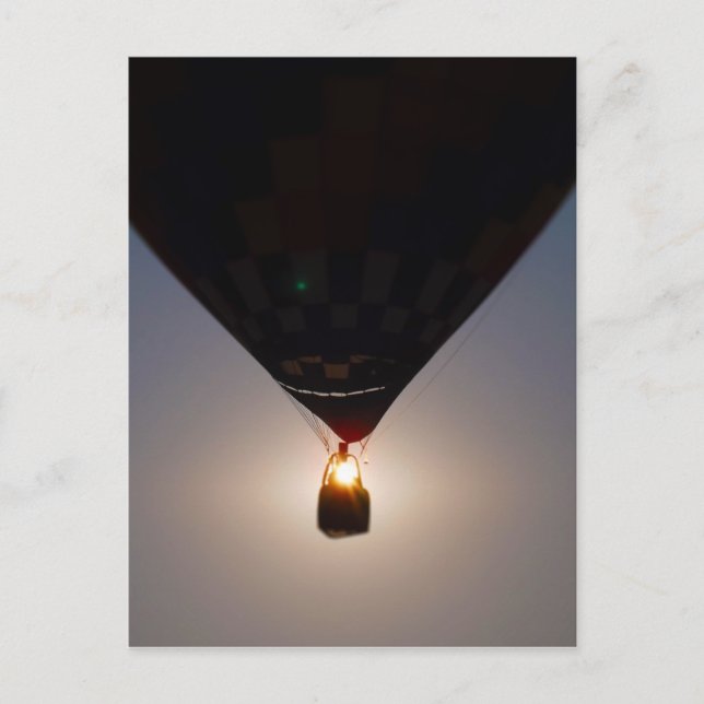 Heißluftballon, Ballon Fest, Olathe, Kansas, Sun Postkarte (Vorderseite)