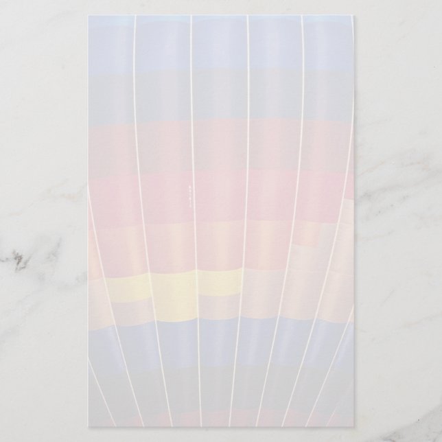 Heißluftballon Briefpapier (Vorderseite)