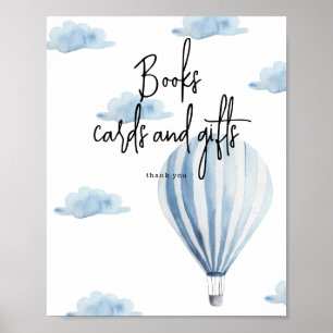 Heißluftballon - Bücherkarten und -geschenke Poster