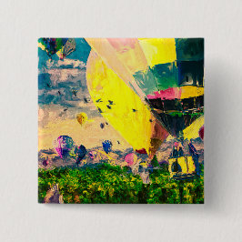 Heißluftballon Button