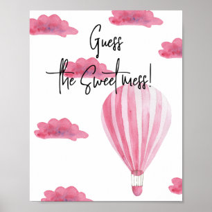 Heißluftballon - Errate das süße Durcheinander Poster