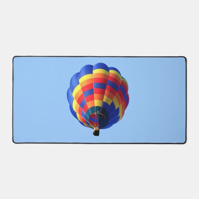 Heißluftballon - farbiges Design-Foto Schreibtischunterlage (Vorderseite)