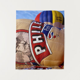 Heißluftballon Fiesta. Wandteppich