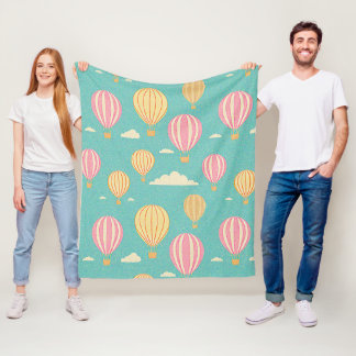 Heißluftballon Fleecedecke