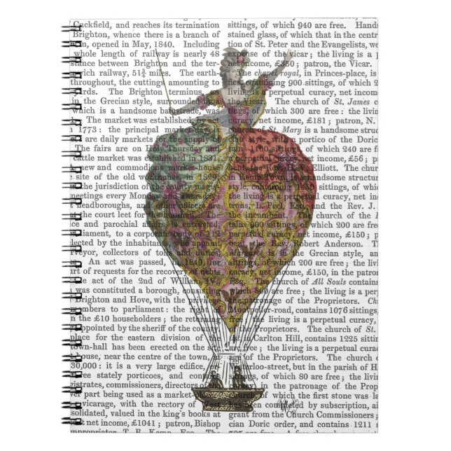 Heißluftballon Frau 3 Notizblock (Vorderseite)