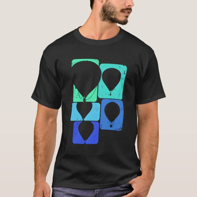 Heißluftballon für Balloonfahrer T-Shirt (Vorderseite)