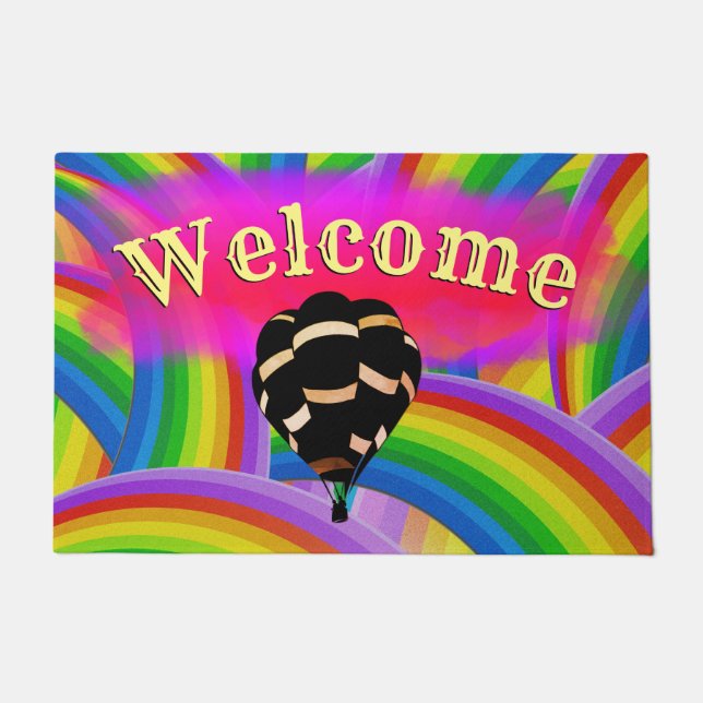 Heißluftballon Fußmatte (Vorderseite)