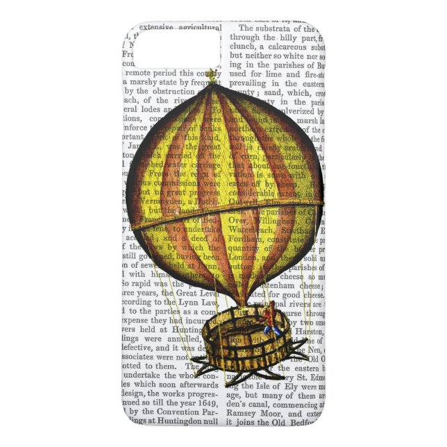 Heißluftballon Gelb und Rot Case-Mate iPhone Hülle (Rückseite)