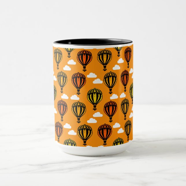 Heißluftballon Gemustert Tasse (Zentrum)