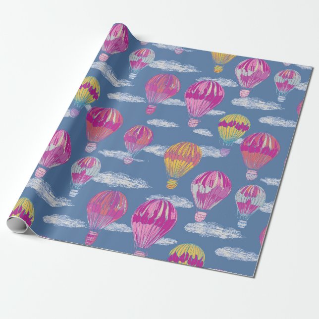 Heißluftballon-Geschenkpapier Geschenkpapier (Ungerollt)