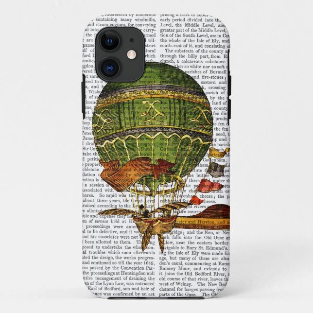 Heißluftballon Grün Case-Mate iPhone Hülle (Rückseite)