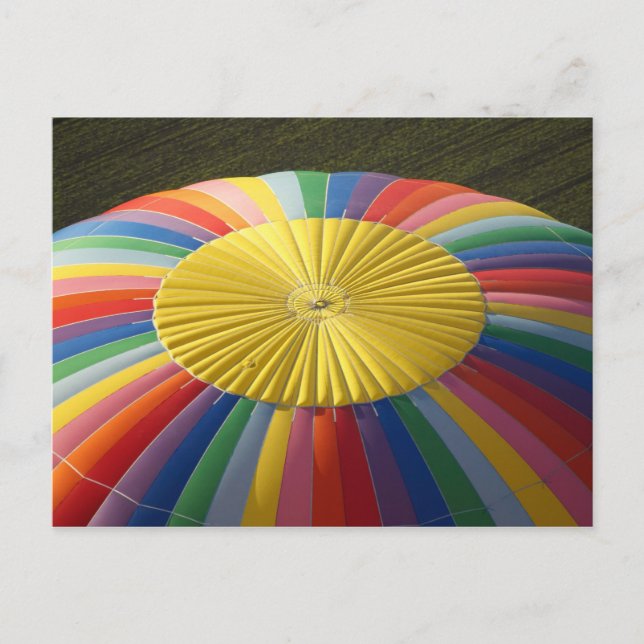 Heißluftballon, in der Nähe von Methven, Canterbur Postkarte (Vorderseite)