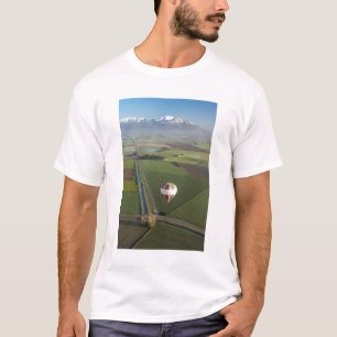 Heißluftballon, in der Nähe von Methven, Canterbur T-Shirt