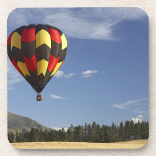 Heißluftballon in der Nähe von Wanaka, Südinsel, N Untersetzer