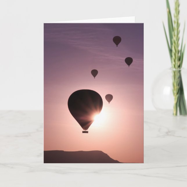 Heißluftballon in Goreme Karte (Vorderseite)