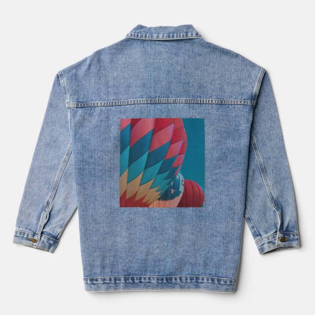Heißluftballon Jeansjacke (Rückseite)