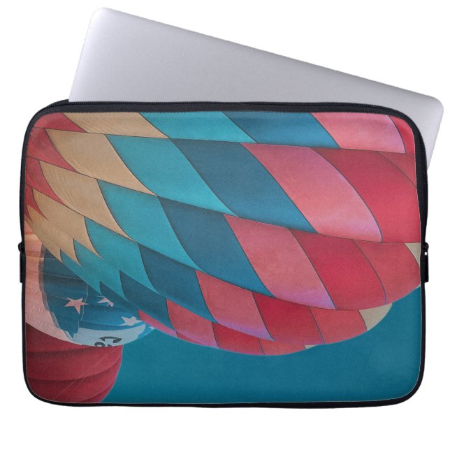 Heißluftballon Laptopschutzhülle (Vorderseite)