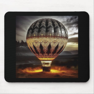 Heißluftballon mit aufwendigem Barockdesign Mousepad
