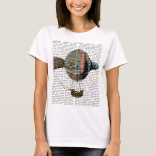 Heißluftballon mit Schwanz-Feder T-Shirt