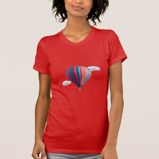 Heißluftballon mit Wolken T-Shirt
