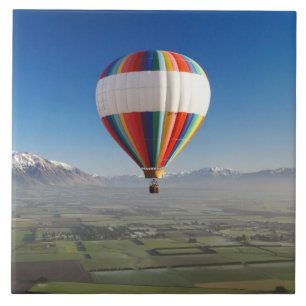Heißluftballon nahe Methven, Canterbury 3 Fliese
