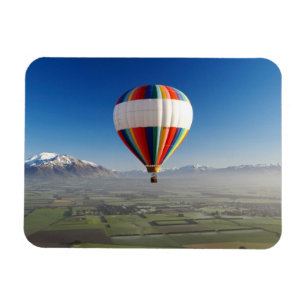 Heißluftballon nahe Methven, Canterbury 3 Magnet