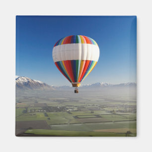 Heißluftballon nahe Methven, Canterbury 3 Magnet
