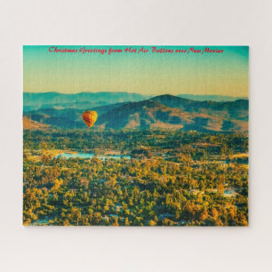Heißluftballon New Mexico.Weihnachtsgrüße