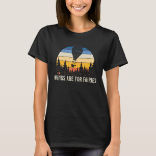 Heißluftballon Pilot Aviatorexplorer Vater Wing T-Shirt