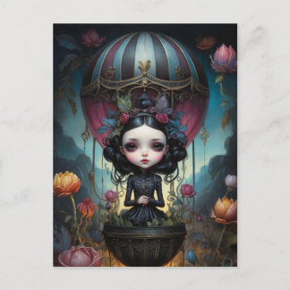 Heißluftballon Postkarte