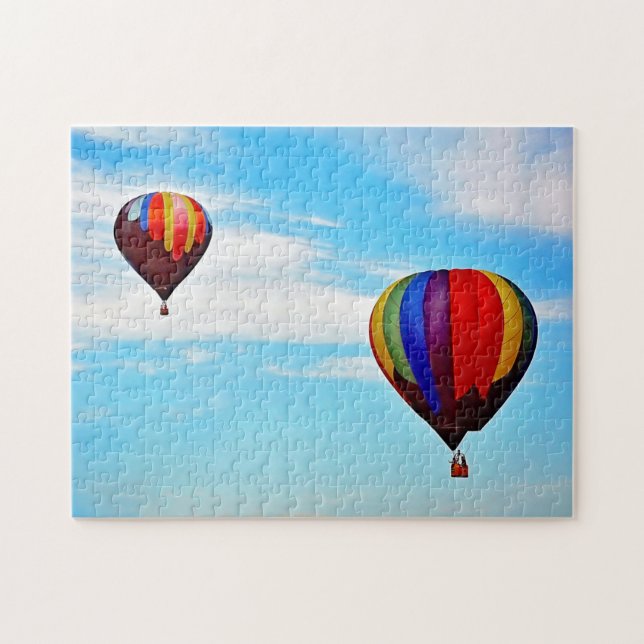 Heißluftballon Puzzle (Horizontal)