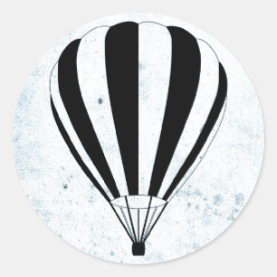 Heißluftballon Runder Aufkleber