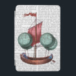 Heißluftballon-Schiff mit rotem Segel iPad Mini Hülle<br><div class="desc">Transport & Reisen</div>